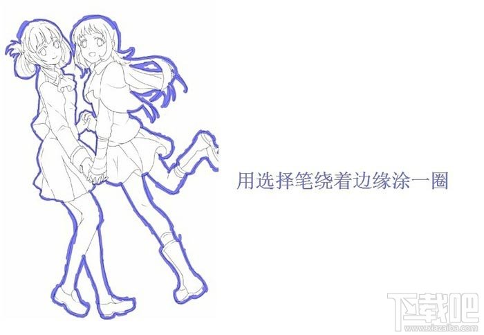 使用SAI绘图软件 轻松加粗轮廓线条技巧
