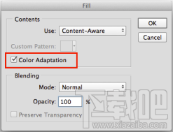 怎么用Photoshop CC 2014带有颜色混合的内容识别功能