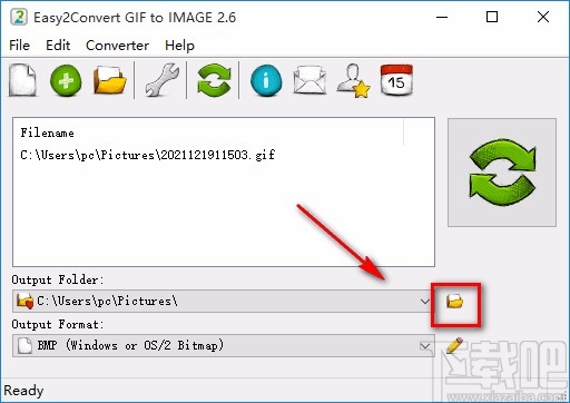 Easy2Convert GIF to IMAGE转换GIF图片格式的方法