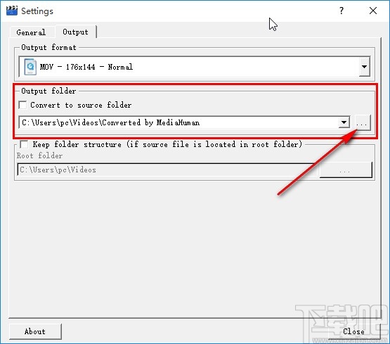 MediaHuman Video Converter修改输出路径的方法