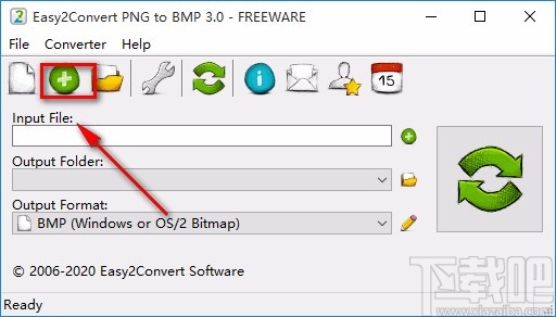 Easy2Convert PNG to BMP将PNG图片转为BMP图片的方法