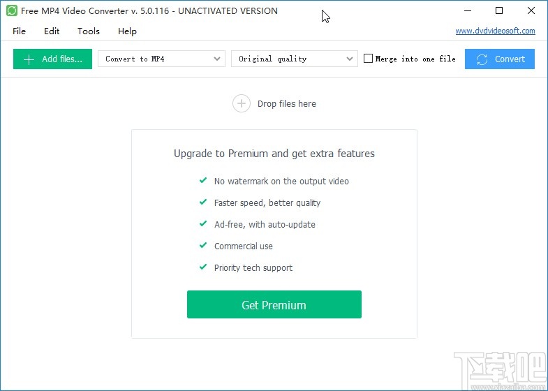 Free MP4 Video Converter设置中文的方法