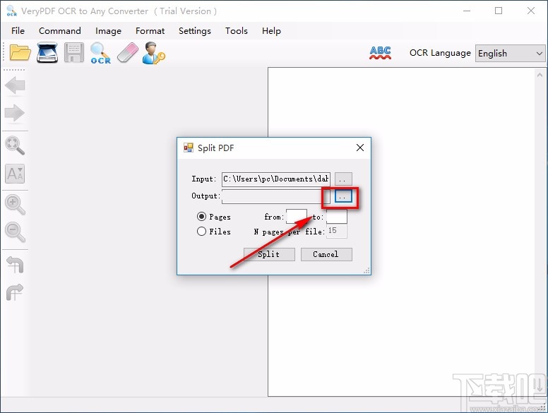 VeryPDF OCR to Any Converter分割PDF的方法