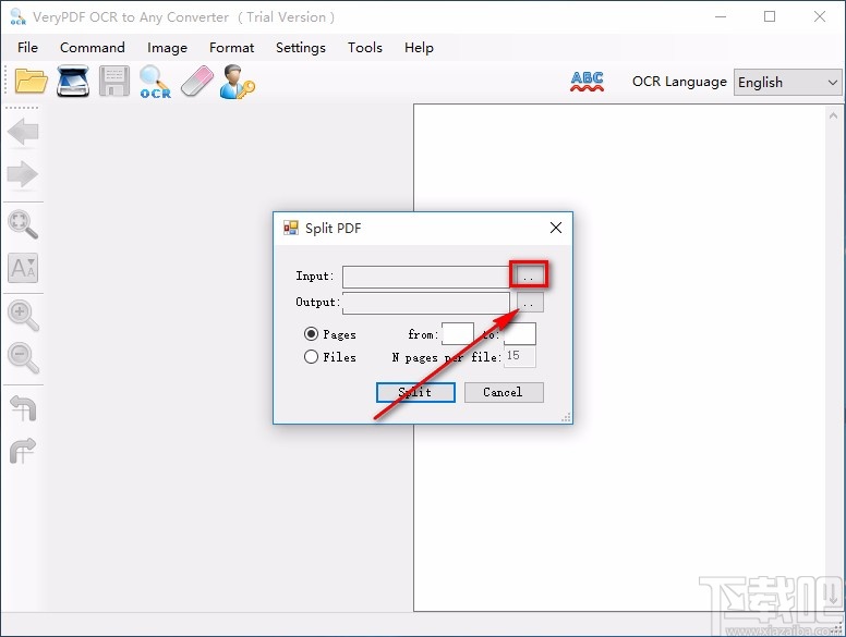 VeryPDF OCR to Any Converter分割PDF的方法