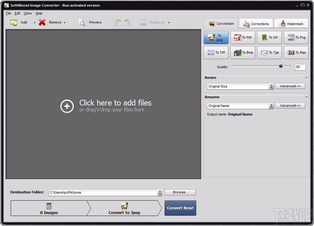 Soft4Boost Image Converter转换图片格式的方法