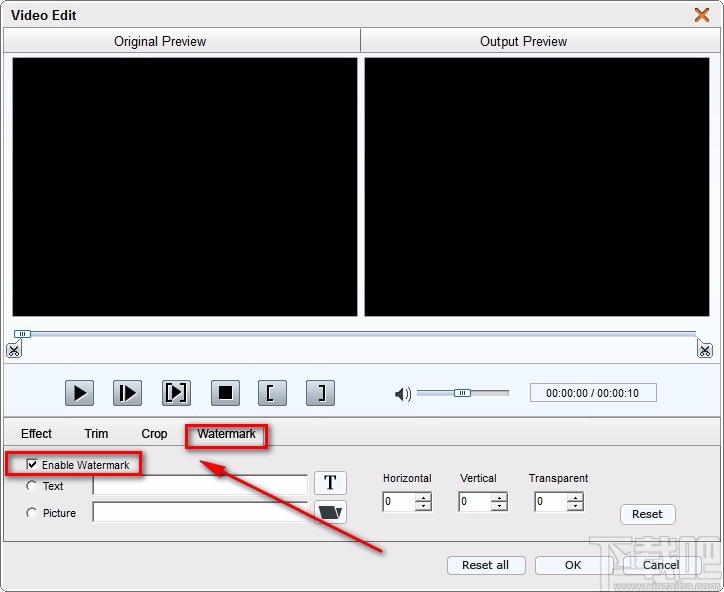 4Easysoft MOD Converter给视频添加文字水印的方法