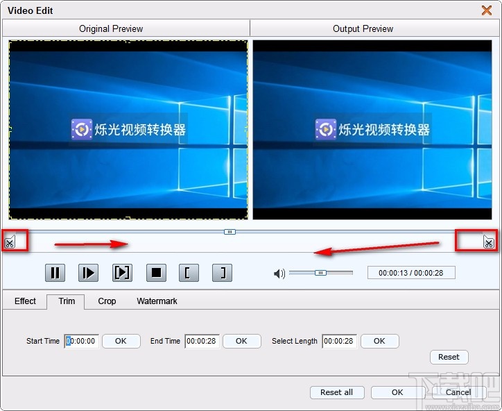 4Easysoft MOD Converter剪切视频的方法