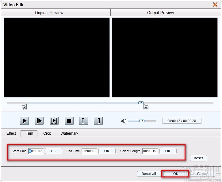 4Easysoft MOD Converter剪切视频的方法
