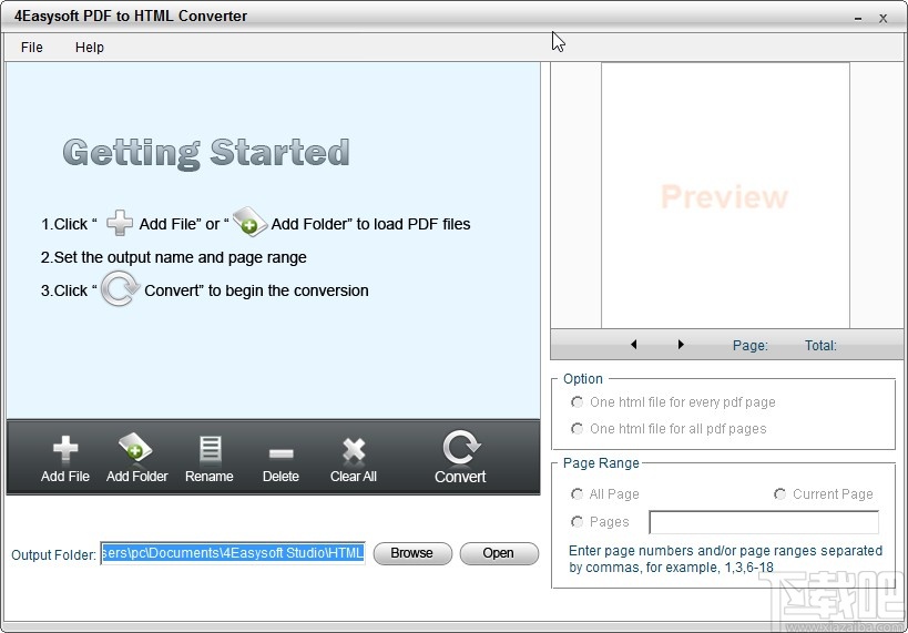 4Easysoft PDF to HTML Converter把PDF转为HTML的方法