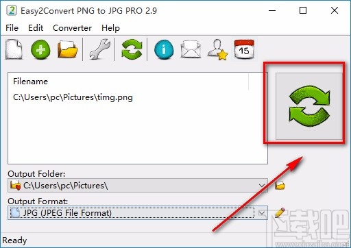Easy2Convert PNG to JPG PRO将PNG转为JPG的方法