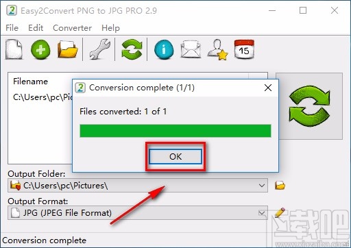 Easy2Convert PNG to JPG PRO将PNG转为JPG的方法