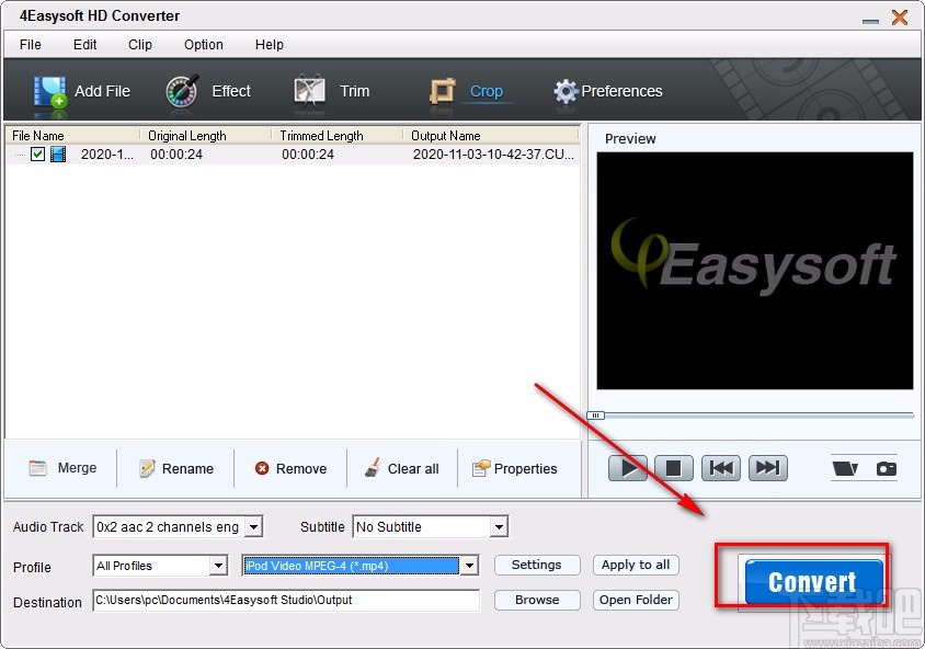 4Easysoft HD Converter转换视频格式的方法