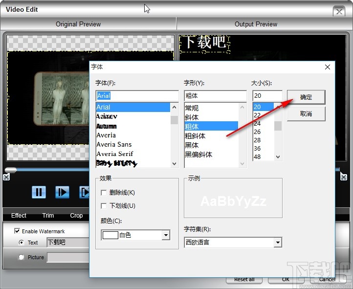 Emicsoft MTS Converter给视频添加水印的方法