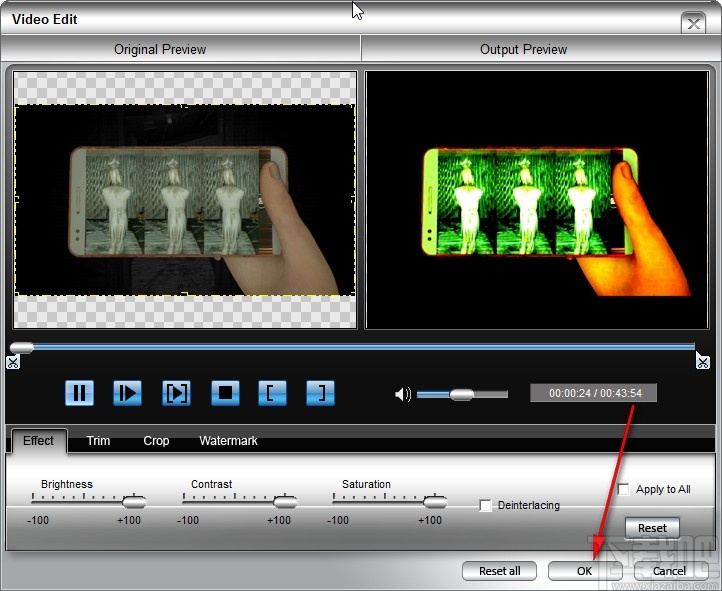 Emicsoft MTS Converter调整视频参数的方法