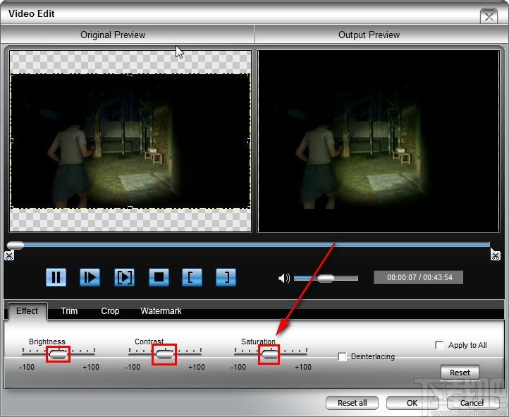 Emicsoft MTS Converter调整视频参数的方法