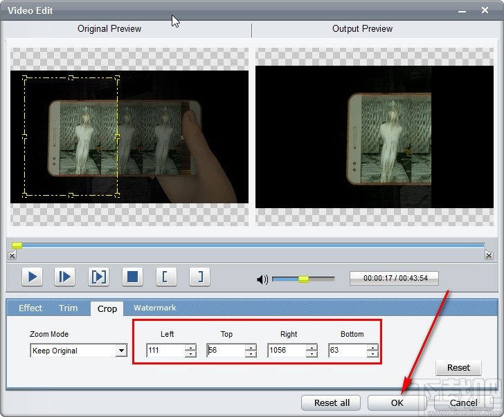 4Easysoft Media Converter裁剪视频的方法