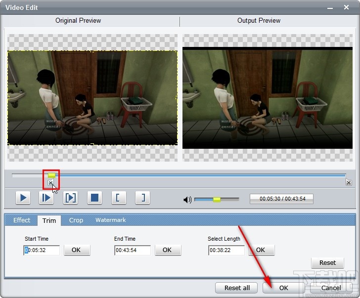 4Easysoft Media Converter剪切视频的方法