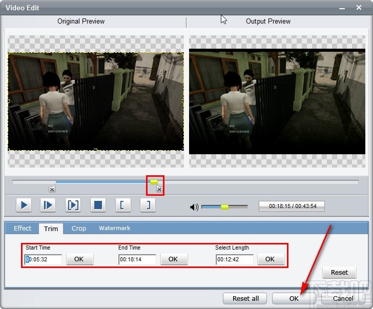4Easysoft Media Converter剪切视频的方法