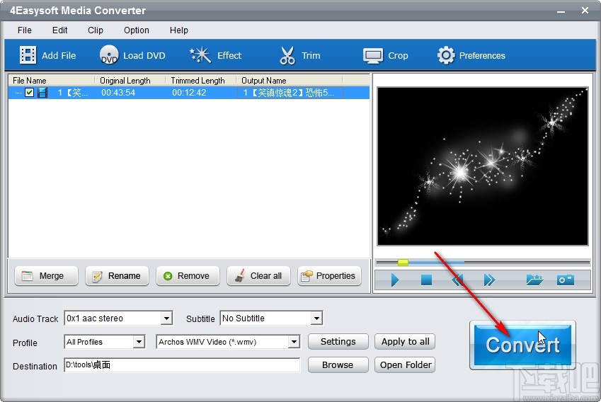 4Easysoft Media Converter剪切视频的方法
