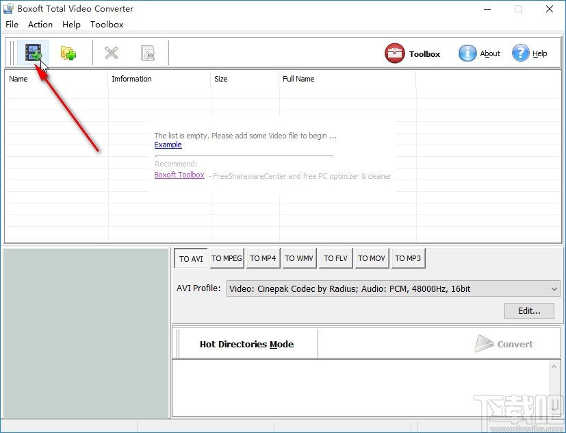 Boxoft Total Video Converter转换mov视频的方法