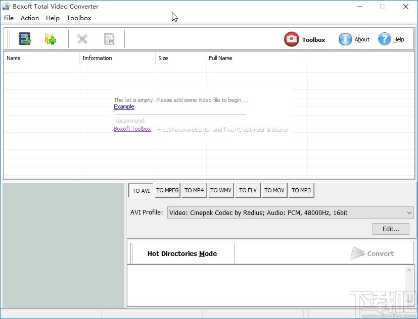 Boxoft Total Video Converter转换mov视频的方法
