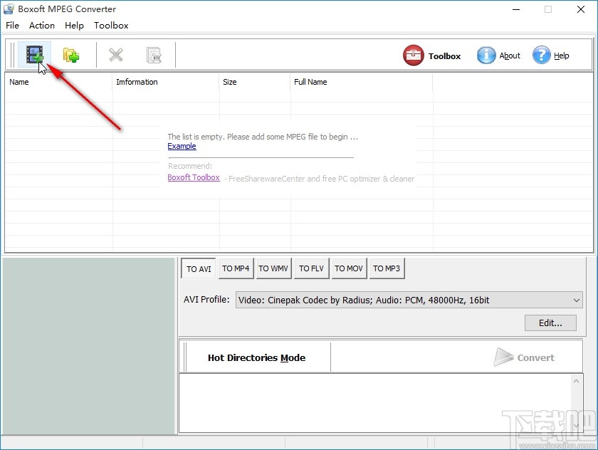 Boxoft MPEG Converter转换mpeg视频的方法