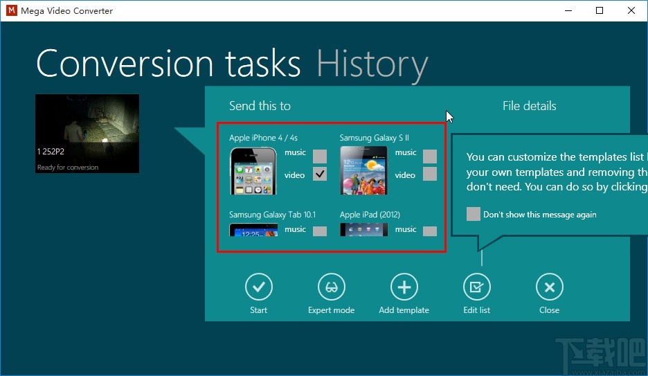 Mega Video Converter转换视频的方法