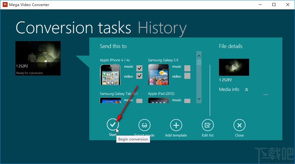 Mega Video Converter转换视频的方法