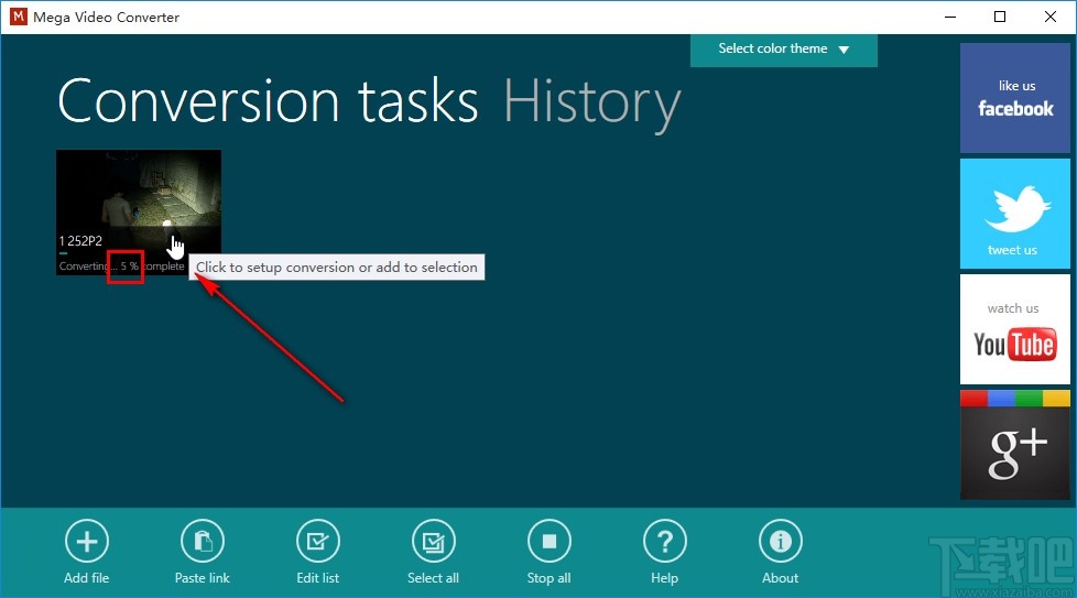 Mega Video Converter转换视频的方法