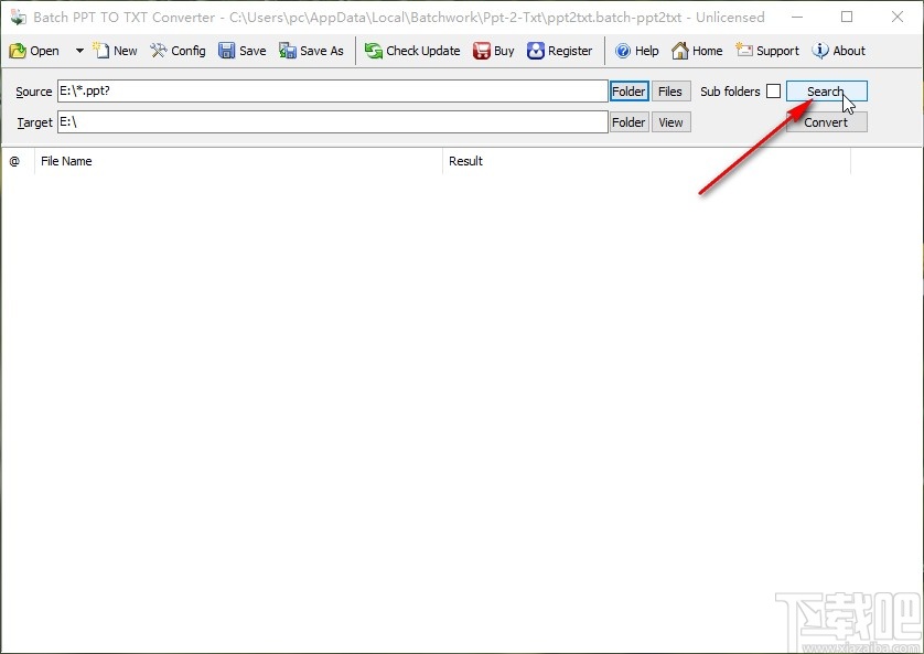 Batch PPT to TXT Converter转换PPT为TXT的方法