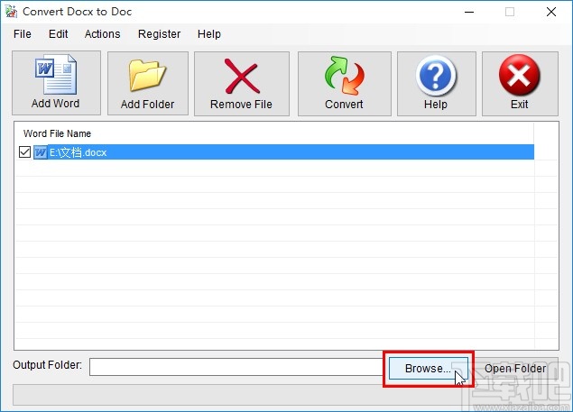 Convert Docx to Dox转换word文件格式的方法
