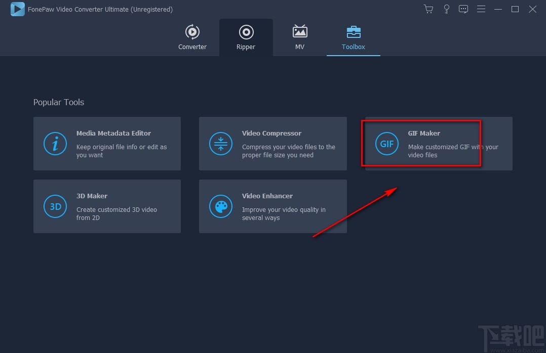 FonePaw Video Converter将视频转为GIF的方法