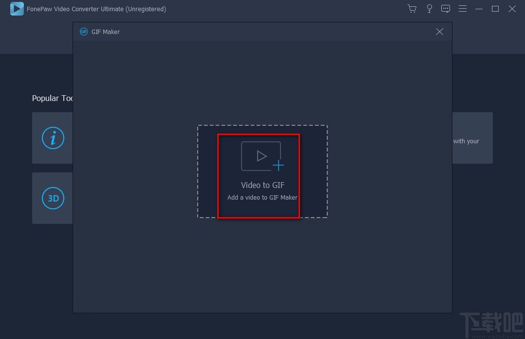 FonePaw Video Converter将视频转为GIF的方法