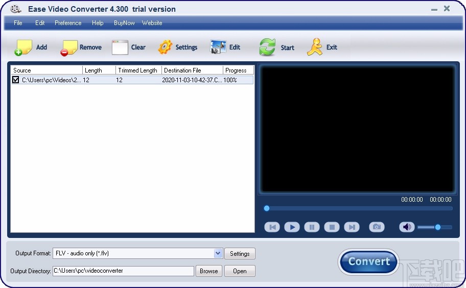 Ease Video Converter调整视频饱和度的方法