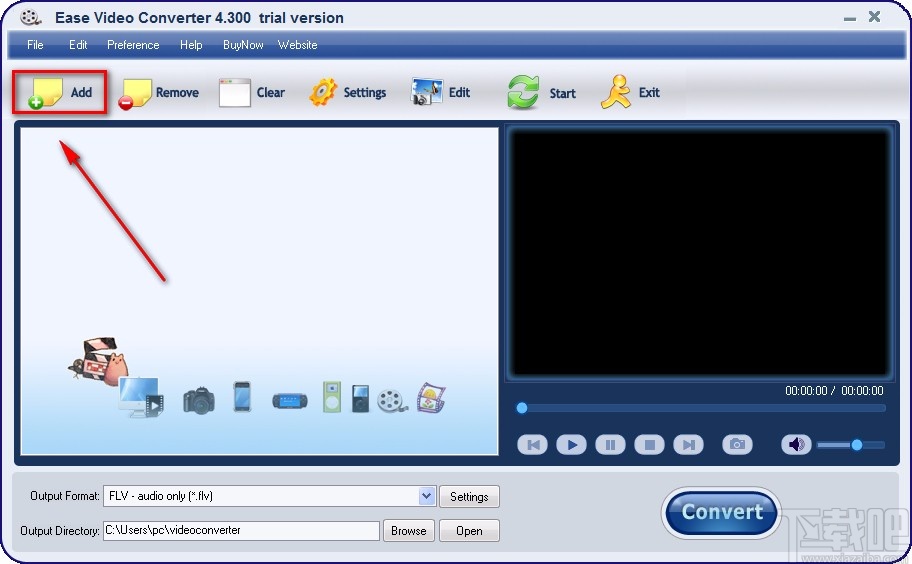Ease Video Converter调整视频饱和度的方法