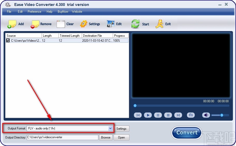 Ease Video Converter调整视频饱和度的方法