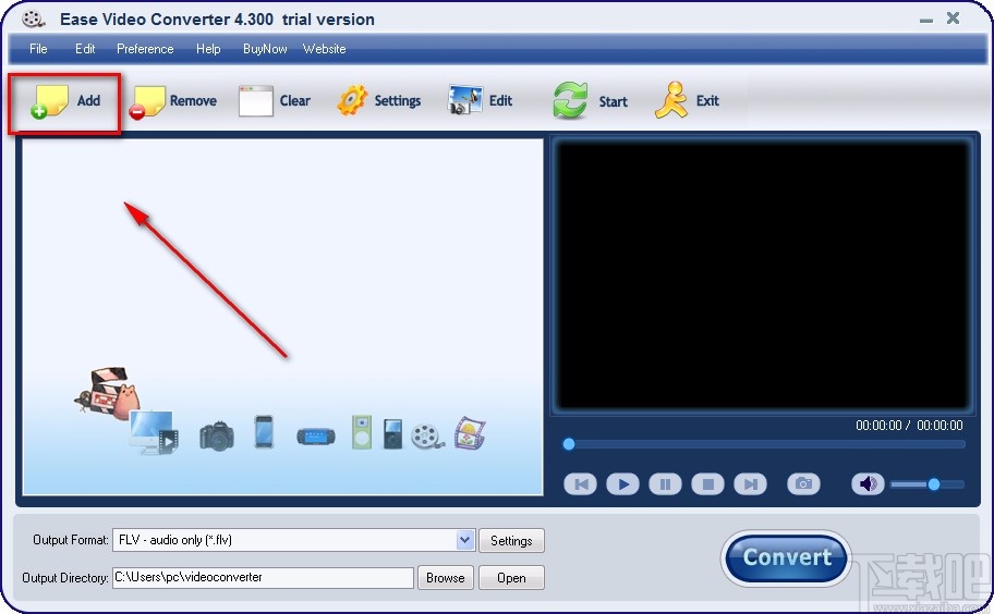 Ease Video Converter转换视频格式的方法