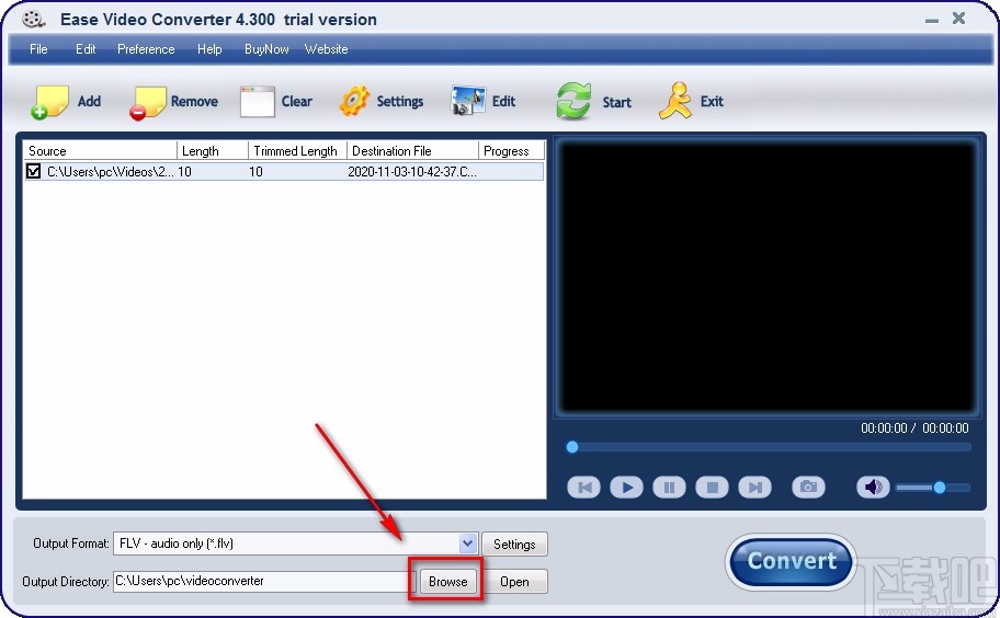 Ease Video Converter转换视频格式的方法