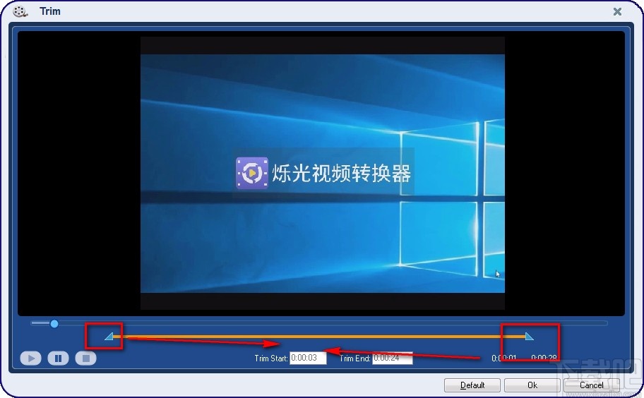 Ease Video Converter剪切视频的方法