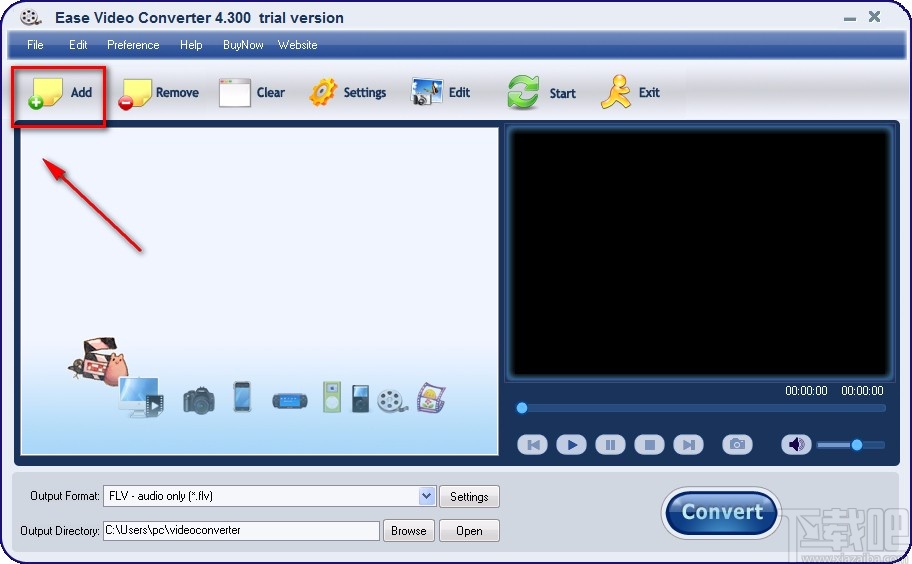 Ease Video Converter剪切视频的方法