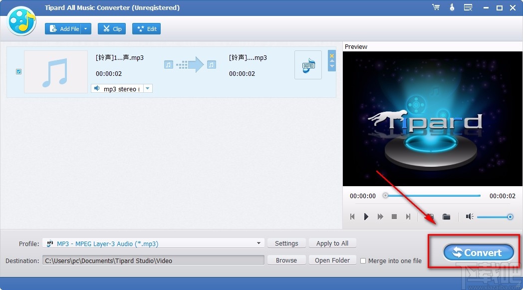 Tipard All Music Converter调整音频音量的方法