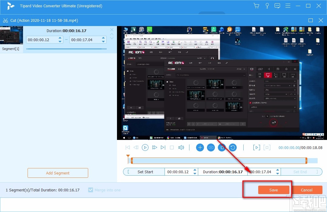 Tipard Video Converter剪切视频的方法