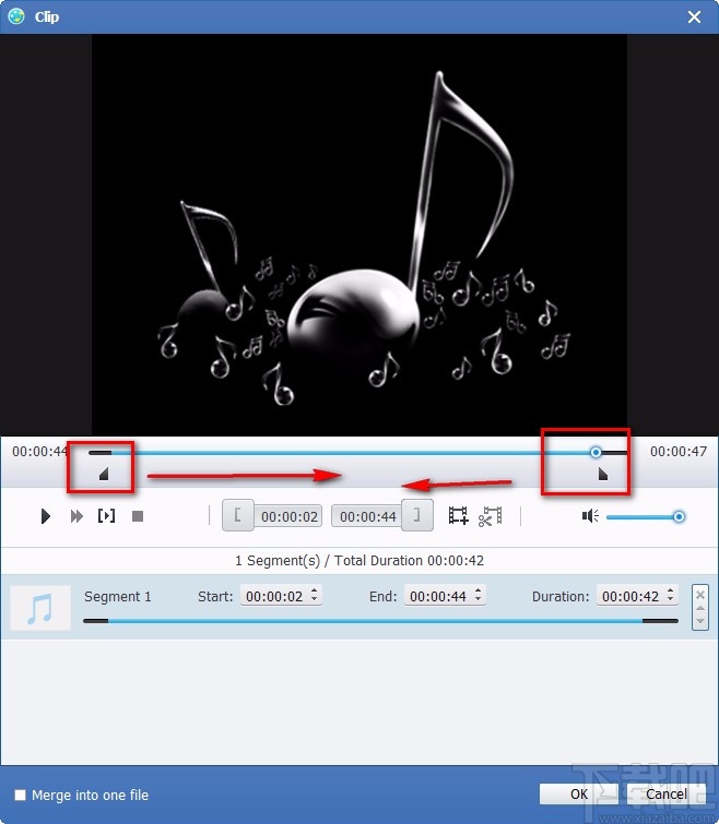 Tipard All Music Converter剪切音频的方法