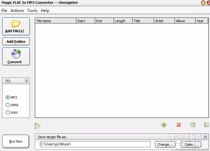 Magic FLAC to MP3 Converter转换音频格式的方法