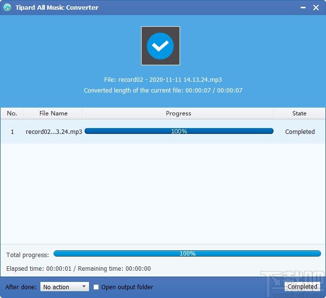 Tipard All Music Converter转换音频格式的方法