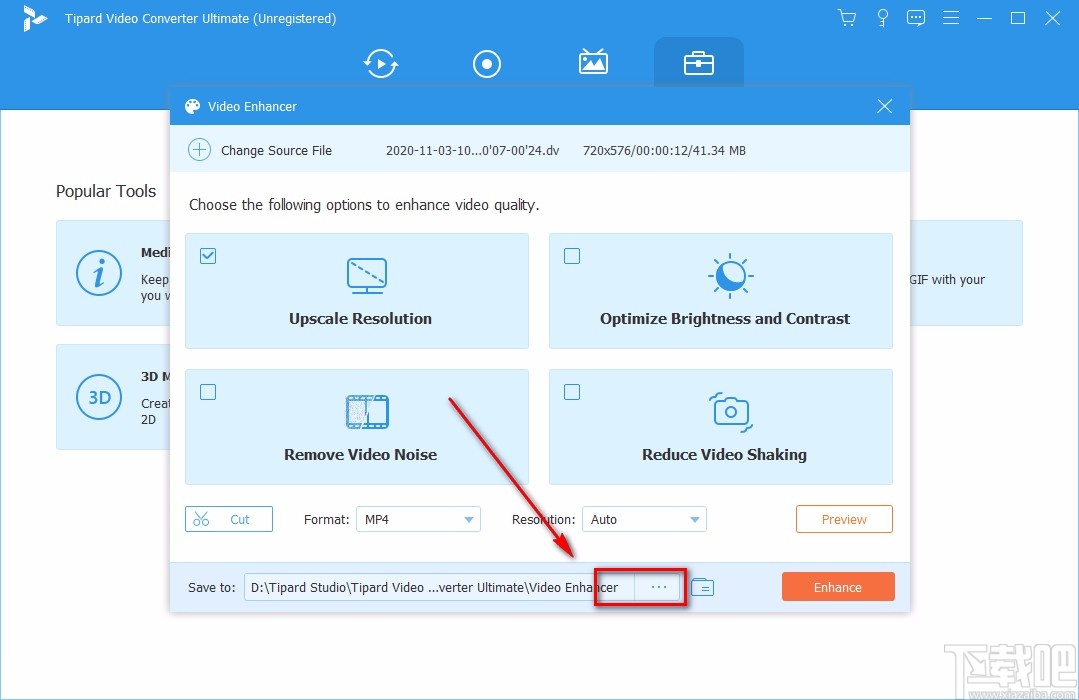 Tipard Video Converter优化视频分辨率的方法