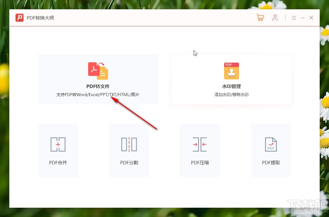 PDF转换大师设置中文界面的方法