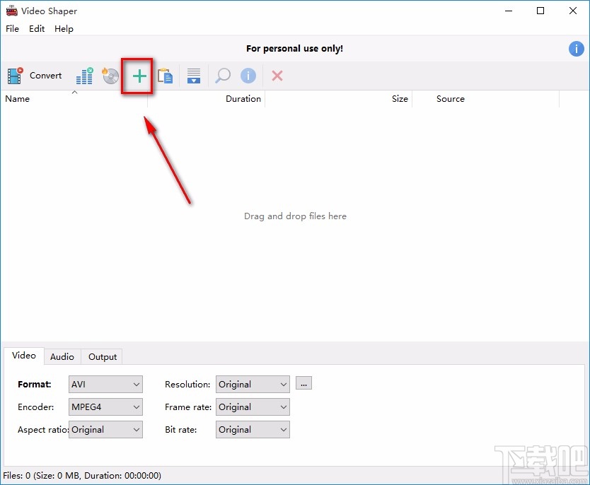 Video Shaper转换视频格式的方法