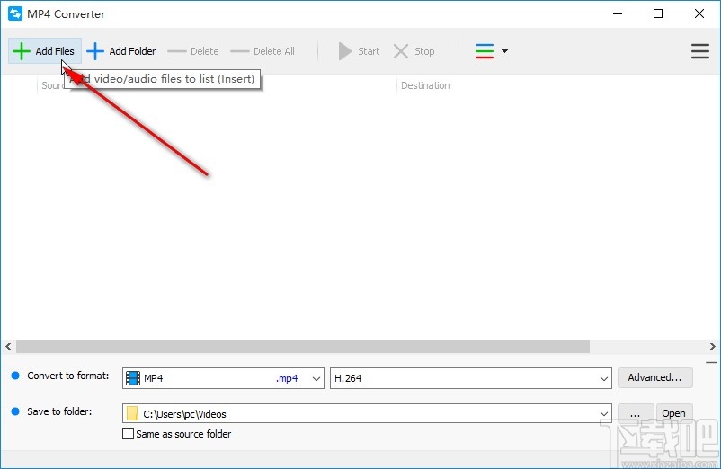 Tomabo MP4 Converter转换视频格式的方法