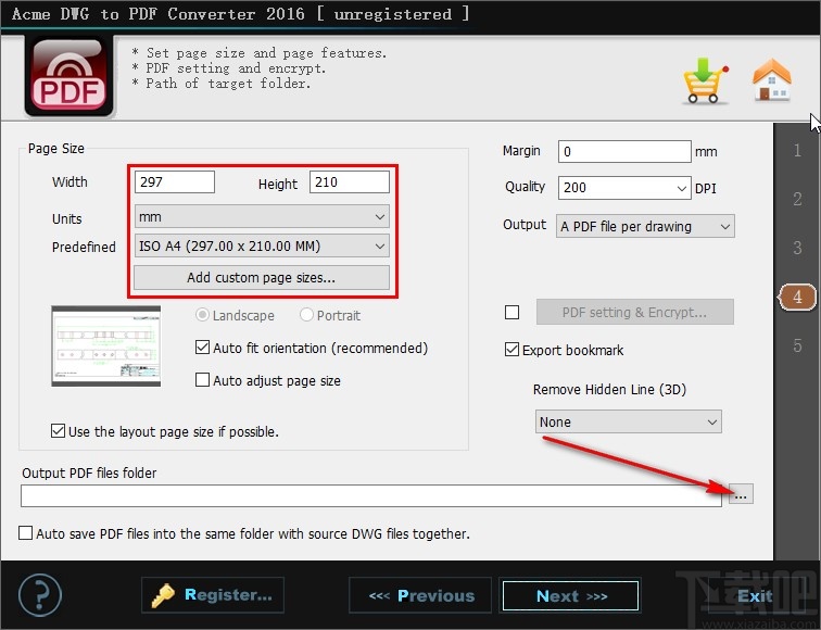 Acme DWG to PDF Converter转换PDF文件的操作方法